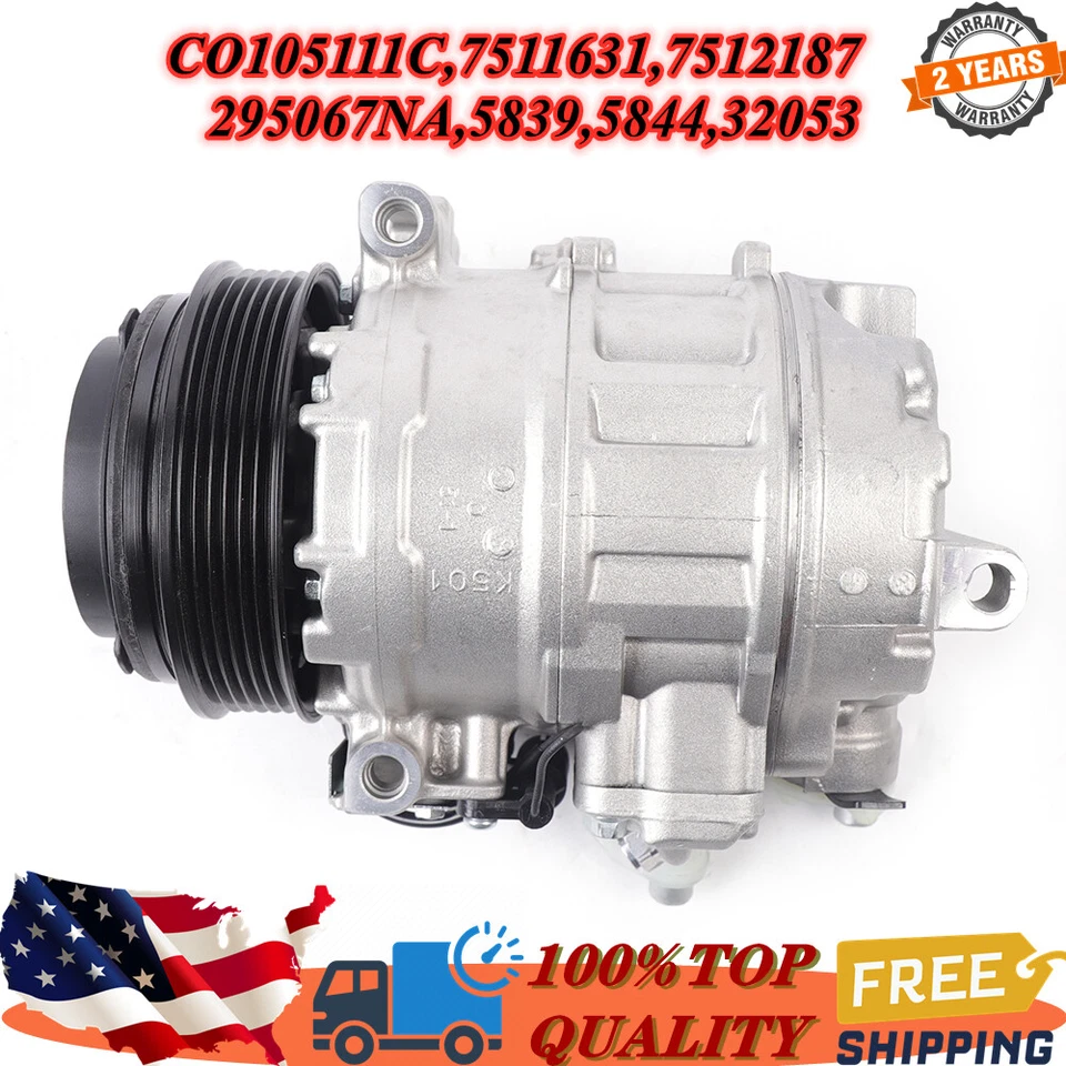 For Mercedes-Benz E320/ML320 1996-2002 3.2L A/C Compressor w/ Clutch Replacemen Foto 1 de 4