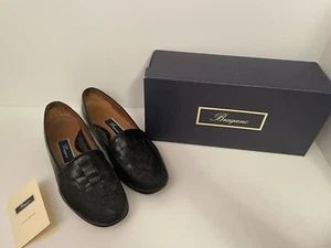 Bargano Black Woven Men’s Size 9.5M Preowned - Picture 1 of 10