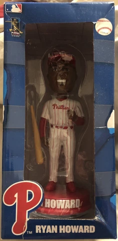 Ryan Howard Bobblehead Phillies 2014 Bobble Forever Collectibles SGA NIB Cover