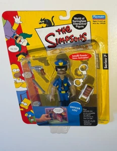 OFFICER LOU Simpsons World of Springfield Figur WOS Serie 7 Vintage 2001 NEU - Bild 1 von 3