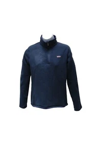Patagonia Women's Better Sweater 1/4 Zipper Fleece Pullover, Navy Blue, S - Picture 1 of 5