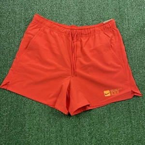 Nike Shorts Mens Large Orange Unlimited 5" Versatile Running Unlined Dri Fit - Picture 1 of 6