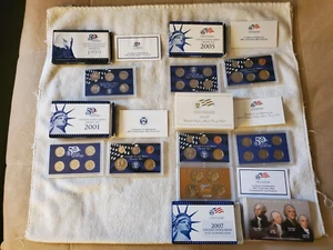 Proof Sets 1999,2001,2005 and 2007 Complete With COA - Picture 1 of 6