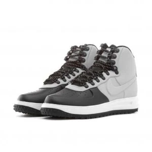 SELTENE NIKE LUNAR FORCE 1 DUCKBOOT '18 UNISEX SNEAKER, UK9, SCHWARZ/GRAU, BQ7930002 - Bild 1 von 5