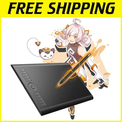 Large Graphics Tablet with Battery-Free Stylus - M10K - Image 1 of 4