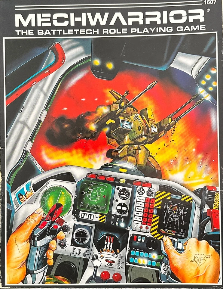 BattleTech 1607: MechWarrior The Role Playing Game RPG OOP FASA 1986 - Image 1 of 4