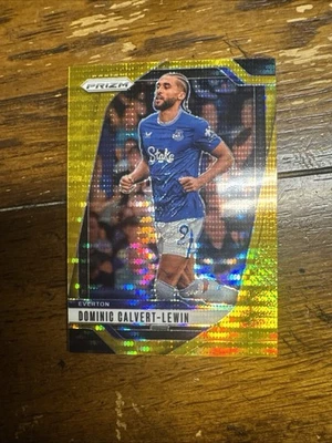2024 2025 Panini Prizm Premier League Soccer #226 Dominic Calvert-Lewin Gold /10 - Image 1 of 3