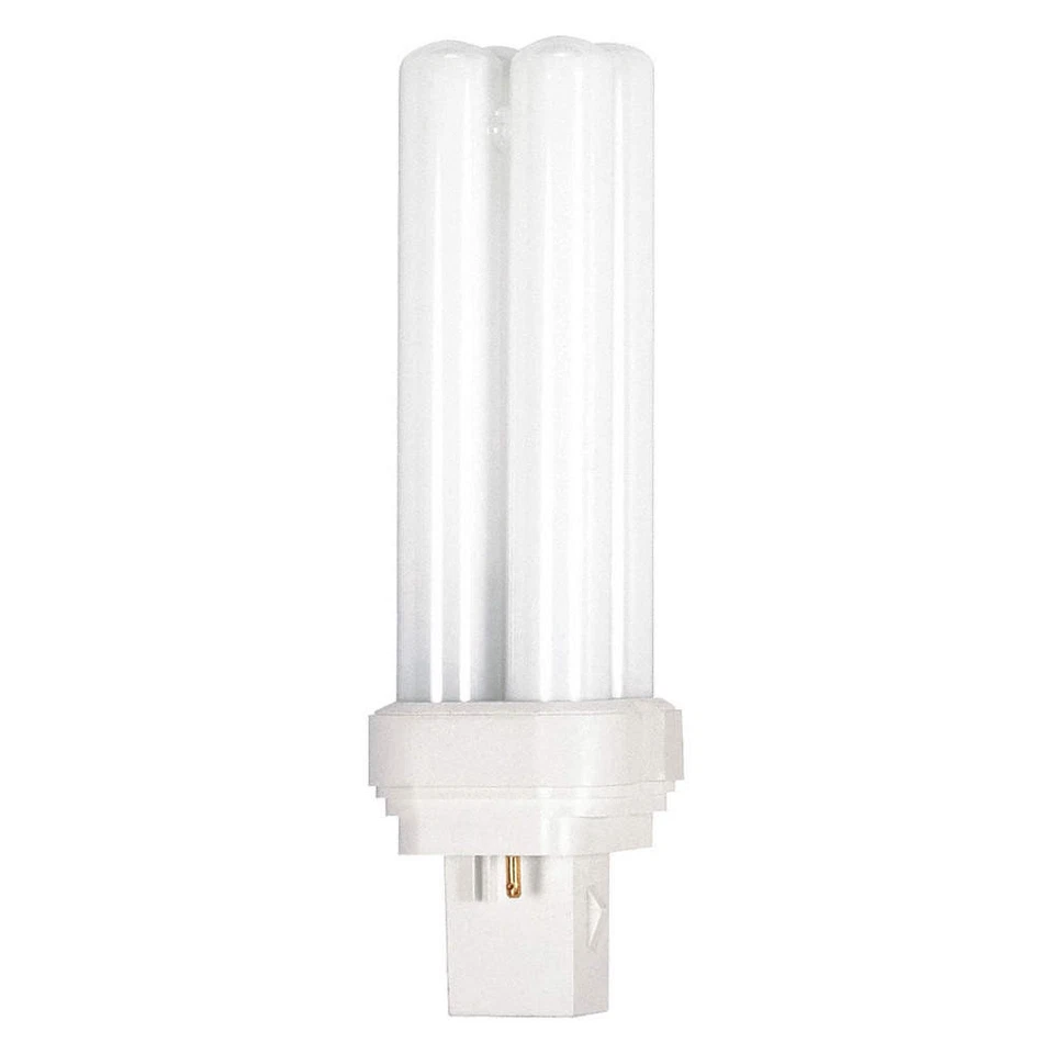 SATCO S6022 Plug-In CFL Bulb,2800K,28W,10,000 hr 451F98 - Image 1 of 1