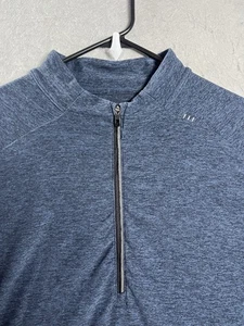 LULULEMON SURGE Performance 1/4 Zip Men’s. XXL 2XL mpn: LM3DH0S Thumb Slit Blue - Picture 1 of 14