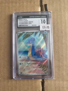 2025 Pokemon Misty's Lapras 194/182 Sv10: Destined Rivals Graded CGC 10 - Bild 1 von 2