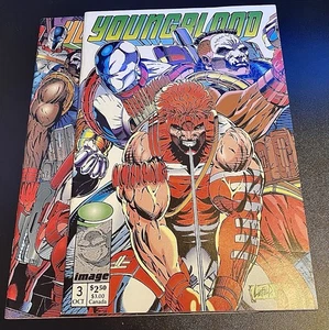 Youngblood Lot #0 #3 1992 White Pages VF- TO NM (READ DESCRIPTION) - Picture 1 of 7