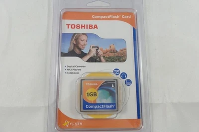 Toshiba 1GB Compact Flash Memory Card (CF-1GTR) - Image 1 of 2