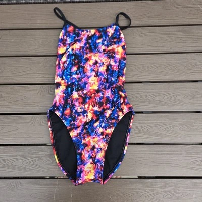 TYR Durafast One Women Stella Cutoutfit 1 Piece Swim SZ 28 New Sample No Logo - Image 1 of 3