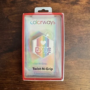 Colorways Pride Twist N Grip Universal Phone Grip & Stand Opened Package - Picture 1 of 4