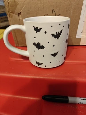 BC1- Target Hyde & Eek Black Bat Halloween Coffee Mug 16oz - Image 1 of 4