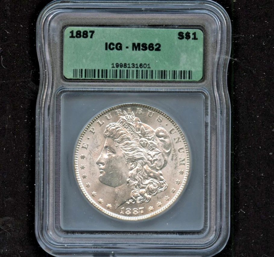 MS 62 Graded 1887 Year Morgan US Dollars (1878-1921) for sale | eBay