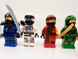 LEGO Ninjago Minifigures Lot of 4 Jay Kai Zane Lloyd Hunted Series Authentic - Picture 1 of 11