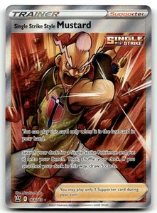 NM Single Strike Style Mustard (Full Art) #163/163 From SWSH05: Battle Styles ! - Picture 1 of 1