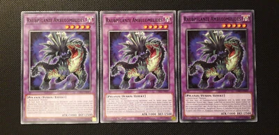 Yu-Gi-Oh! 3x Raubpflanze Ambulomelides, DIFO-DE037, Common, 1. Auflage, NM - Bild 1 von 4