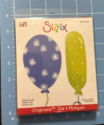 Globos originales Sizzix #2 troquel 654569 manualidades para álbumes de recortes Foto 1 de 2
