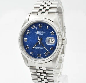 Rolex Datejust 16220 08.09.1989 Full-Set Top Zustand - Picture 1 of 6