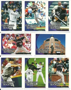 Topps 1 2 2010 y actualización Colorado Rockies Team Set Helton Fowler Tulowitzki 29 - Imagen 1 de 1