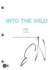 Emile Hirsch Signed Autograph Into The Wild Movie Script Screenplay Beckett COA