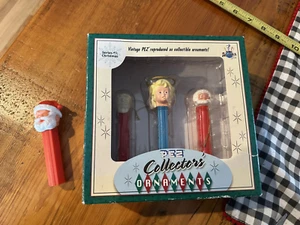 Box Set of Acornia 2000 Series #1 PEZ Collector's Xmas Ornaments Angel +No Feet - Picture 1 of 7