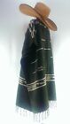 Sharpshooter Clint Eastwood Style 100% Wool Western Designer Olive Poncho & Hat