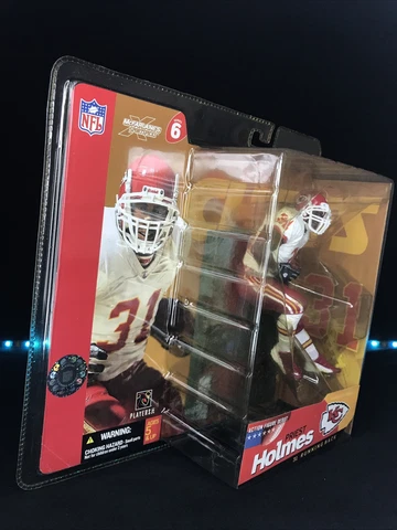 McFARLANE NFL NIB: PRIEST HOLMES Chiefs Action Figure Debut Series 6 Cover