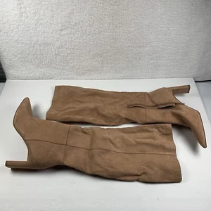 Melrose And Market Womens Harper Tan Pointed Toe Knee High Boots Size 7 M 7588 - Picture 1 of 9