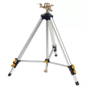 Melnor Deluxe Sturdy Metal Yard Lawn Garden Pulsating Impact Tripod Sprinkler - Picture 1 of 3