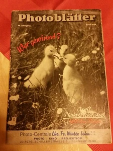 Photoblätter 4 1939 Photo Zeitschrift  - Bild 1 von 10