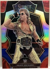 Shawn Michaels 2023 Panini Select WWE Premier Level Black & Blue Prizm /49 #102
