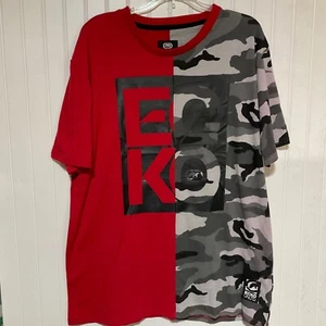 Ecko Unlimited T-Shirt True Red & Camo Men's Size XL Retails for $48 New - Picture 1 of 6