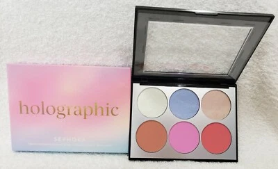 Sephora HOLOGRAPHIC Face Cheek Palette Pearl Matte Blush .136 oz/3.86g Each New - Image 1 of 4