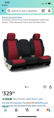 Fundas asiento cubierta Dodge Ram 1500 2019-2021 solo rebelde Foto 1 de 3