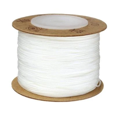 Brazalete de cuentas de macramé nudo chino hilo de cordón de nailon de 100 m hágalo usted mismo trenzado 0,8 mm Foto 1 de 4