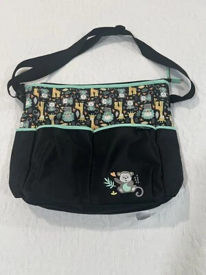 Bolsa de pañales Baby Boom Monkey Bolso de viaje Top Bolsillos con cremallera Alrededor Foto 1 de 4