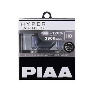 PIAA HYPER ARROS 3900K HALOGEN BULBS Up to +120% More light (H8)(HE-904) - Picture 1 of 6