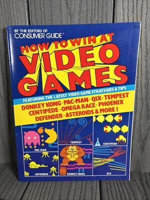 Libro de colección 1982 Consumer Guide How To Win At Video Games Pac Man, Donkey Kong Foto 1 de 4