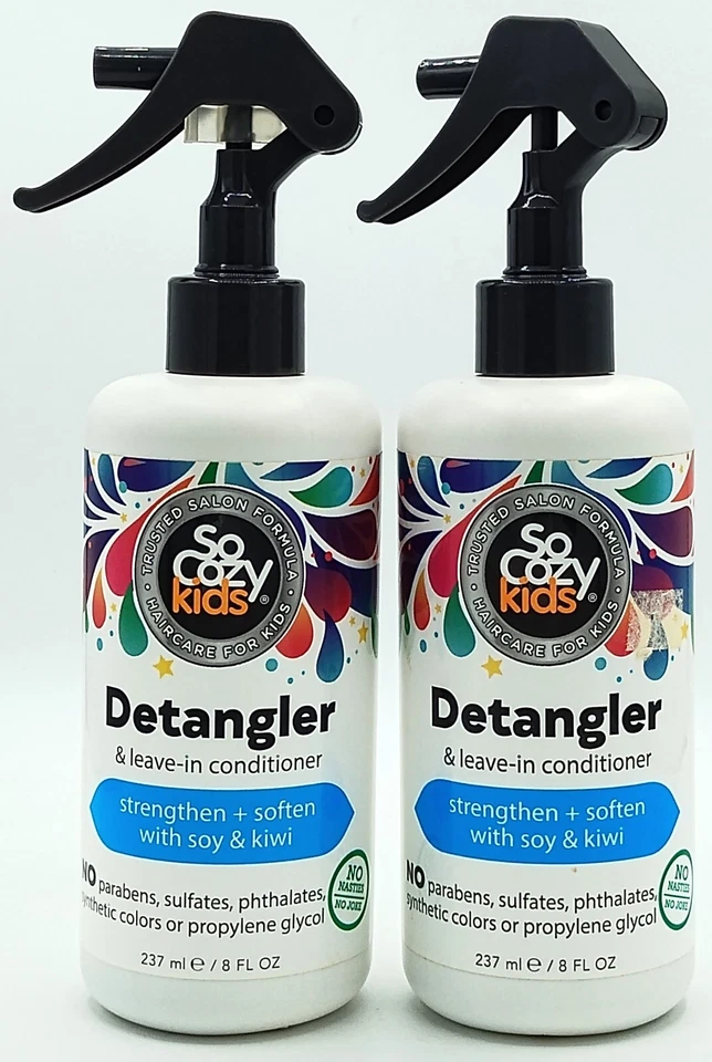 Desenredante SoCozy Kids + acondicionador sin enjuague 8 fl oz (lote de 2) Foto 1 de 2