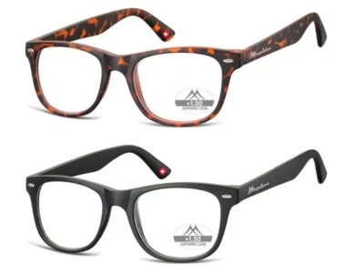 Lesebrille Montana Schwarz Braun Herren mit Etui MR67 Top Preis SALE SALE SALE