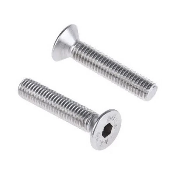 VITE INOX M4X60 TESTA SVASATA 5 PZ BRUGOLA M2-M24 ACCESSORI NAUTICA - Immagine 1 di 1