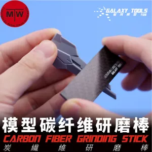 Galaxy Tools Ultra Thin Carbon Fibre Model Grinding File Stick Hobby Craft Tools - Picture 1 of 18