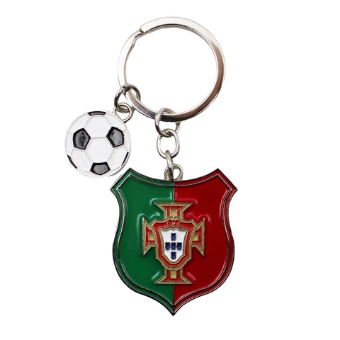 Portugal National Team Keychain with Soccer Ball Cover