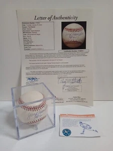 Tom Seaver Signed Full Name George Thomas Seaver "HOF 92" Baseball JSA -63 # - Picture 1 of 8