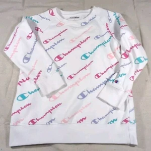 Girls Champion Pastel Logo Sweatshirt Size Large - Picture 1 of 8