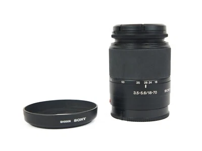Lente zoom macro (0,38/1,3 pies) Sony DT 18-70 mm 3,5-5,6 para montura A de Japón Foto 1 de 4