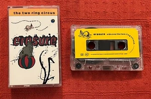 ERASURE - CASSETTE TAPE WITH PAPER LABELS - THE TWO RING CIRCUS - Picture 1 of 7
